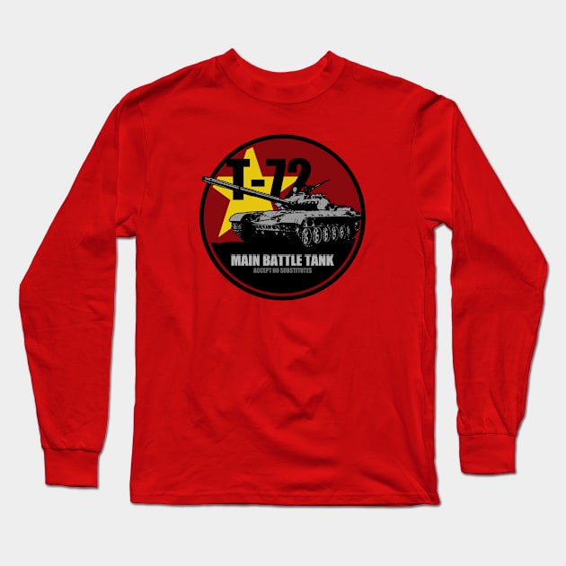 T-72 Tank Long Sleeve T-Shirt by Firemission45